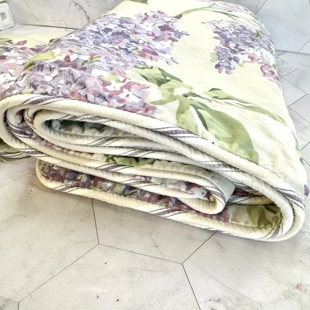 2 Vintage Lauren Ralph Lauren King Pillow Shams Cape Elizabeth Purple Lilac